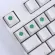 Four Leaf Clover Design Sublimation Pbt Keycaps For Cherry Mx Switch Mechanical Gaming Keyboard Cherry Profile Oem Keycaps
