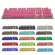 Universal Mechanical Keyboard Keycaps 108pcs/set Universal Ergonomic Backlit Key Cap Keycaps For Gaming Keyboard Accessories