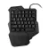 G30 1.6m Wired Gaming Keypad with LED Backlight 35 Keys One-Handd Membrane Keyboard for Lol/PUBG/CF