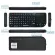 MRSVI Spanish Keyboard Mini Wireless A8 Backlit with Laser Pointer 2.4GHz Air Mouse with Touchpad Remote Control Android TV Box