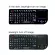 MRSVI Spanish Keyboard Mini Wireless A8 Backlit with Laser Pointer 2.4GHz Air Mouse with Touchpad Remote Control Android TV Box
