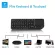 Mini Wireless Air Fly Mouse Handheld Touchpad Touchpad Mouse Wireless Keyboard for PC Smart TV