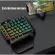 One-Handed Wired Keyboard Left-Hand Mechanical Feel Gaming Keyboard 39-Key Full Key Usb Interface Support Rgb Backlight