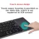 Mini Folding Wireless Bluetooth Keyboard Portable Wireless Keyboard with Screen Touchpad Suitable for Home and Office30