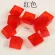 10pcs/Pack Full Transparent Mechanical Keyboard Keycap for MX Switch OEM Profile ABS Key Cap no Princed Frosted Feeling