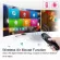 C120 Fly Air Mouse Gyro Sensor English Russian Backlit Keyboard Wireless 2.4g Rf Remote Control For Gaming Android Smart Tv Box