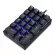 Motospeed K23 Osu Mechanical Numeric Keypad Wired Mini Numpad LED Backlight Keyboard Extended Layout for Blue/ Red Switch