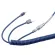 SPACE Cable AVIATOR DARK BLUE Custom USB C Port Coiled Cable Wire for Mechanical Keyboard GH60 USB Cable Type C USB
