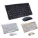 Mini Multimedia Full-Size Keyboard Mouse Combo Set 2.4g Wireless Silent Keyboard and Mouse for Mac Notebook Lap Desk PC
