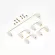 V1 Transparent Gold Plated Pcb Screw-In Stabilizers 2u 6.25u Keycap Stabilizers For Mechanical Keyboards