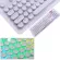 E-Yooso Retro Typewriter Style Round Translucent Backlight 104/87 Key Cap With Key Stick Suitable For Mechanical Game Keyboard