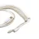 Black White Gray Type C Mini B Micro Connector Spring Cable Durable Data Line Coiled Cable For Cherry Mechanical Keyboard Phone