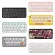 308i Wireless Bluetooth Keyboard Round Key Cap Gaming Keypad With 84 Keys For Iphone/an-Droid/windows Systems