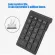 Black Keyboard 22 Keys Mini Numpad Bluetooth Numeric Keypad Support Windows Ios Android System Brand New