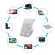 Mini 2.4GHz Wireless USB NUMERIC Keypad Number 18 Keys Pad for PC LAP