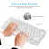 Notebook Desk Wireless French Keyboard Suitable for Business Office Compact and Portable French Keyboard