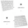 Notebook Desk Wireless French Keyboard Suitable For Business Office Compact And Portable French Keyboard