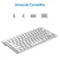 Notebook Desk Wireless French Keyboard Suitable for Business Office Compact and Portable French Keyboard