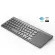 Thin Silent 2.4g Wireless Keyboard Mini Multimedia Keyboard with NUMBER TOUCHPAD NUURIC Keypad for Tablet Desk Lap PC