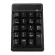 Chuyi Wireless Numeric Keyboard Waterproof 19 Keys Mini Multimedia Digital Numpad Portable Keypad For Macbook Pc Lap Computer