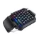 One Handed Wired Mechanical Keyboard 35 Keys Single Handed Gaming Mini Keypad Ergonomic Led Backlit For Pc Phone Ps4 Gamers