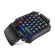 One Handd Wired Mechanical Keyboard 35 Keys Single Handd Gaming Mini Keypad ergonomic LED Backlit for PC Phone PS4 Gamers