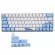 Whale Dye-Sublimation Keyboard Cute Keycaps Pbt Oem Profile Keycap For Gh60 Gk64 24bb