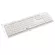 Low Profile Membrane USB Keyboard White Super Slim Chocolate Quiet Key USB Wired Multimedia Keyboard for Office PC Smart TV K100