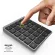 Rechargeable 28 Keys Bluetooth Wireless NUMERIC Keypad Mini Numpad Alloy Ultra-Thin Wireless Keyboard