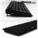 Low Profile Membrane USB Keyboard White Super Slim Chocolate Quiet Key USB Wired Multimedia Keyboard for Office PC Smart TV K100