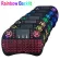 2.4ghz Usb Touch Pad I8 Mini Wireless Keyboard With Multi Colors Led Backlit In English Russian Spanish