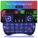 2.4ghz Usb Touch Pad I8 Mini Wireless Keyboard With Multi Colors Led Backlit In English Russian Spanish