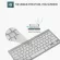 Mini Multimedia Full-Size Keyboard Mouse Combo Set 2.4g Wireless Silent Keyboard and Mouse for Mac Notebook Lap Desk PC