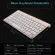 Mini Multimedia Full-Size Keyboard Mouse Combo Set 2.4g Wireless Silent Keyboard And Mouse For Mac Notebook Lap Desk Pc