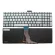 New For Hp Pavilion 15-Au 15-Au000 15-Bc 15-Aw 15-Ab 15-Ak Keyboard Us Backlit Silver Black