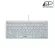 MERCURY NK-35KEYBOARD(คีย์บอร์ด)USB Keyboard Mini รุ่นNUBWO NK-35(Black, White)