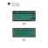 Keychron Keycap Set PBT K2/Q1/Q2 OEM Profile Dye -SUB - Forest Eng, Key Cron, British Capt. For the K2/Q1/Q2 keyboard