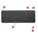 MICROSOFTคีย์บอร์ดแป้นพิมพ์ไร้สายSIS-ALINONEชุดแป้นกดจับเต็มมือแทร็คแพ็ตมัลติทัชในตัวดีไซน์กันน้ำทนทานเชื่อมต่อUSBไร้สาย