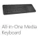 MICROSOFTคีย์บอร์ดแป้นพิมพ์ไร้สายSIS-ALINONEชุดแป้นกดจับเต็มมือแทร็คแพ็ตมัลติทัชในตัวดีไซน์กันน้ำทนทานเชื่อมต่อUSBไร้สาย