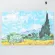 Creative Western PVC print, mats, mats, mouse pads, slippery houses, crockery on the table, basic heat sheet, mouse pad