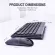 KEYBOARD+MOUSE WIRELESS DESKTOP K885 คีย์บอร์ดไร้สาย Oker ชุดคีย์บอร์ดเมาส์