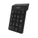 WIRELESS NUMPAD (แป้นพิมพ์ตัวเลขไร้สาย) NUBWO NKB105 (BLACK) - 18 KEYS NUMERIC KEYPAD