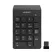 WIRELESS NUMPAD (แป้นพิมพ์ตัวเลขไร้สาย) NUBWO NKB105 (BLACK) - 18 KEYS NUMERIC KEYPAD