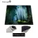 Mairuige Nature Blue Forest Snow  Large Mouse Pad  Gaming Mousepad Anti-slip Natural Rubber Gaming Mouse Mat With Locking Edge