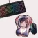 Fffas 3d Mouse Pad Stereoscop Ergonomic Sexy Breast Oppai Busty Boob Anime Girl Gamer Wrist Rest Mousepad For Lappc Keyboard