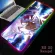 Mrgbest Goku Face Dragon Ball Anime Mouse Pads Al Stitched Edges Desk Pads Irrugular Glowing Mouse Pad