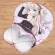 FFFAS 3D WRST REST MOUSE PAD MAT SILICA GEL Sexy Japan Anime Girl Red Eye Rabbit Game Gaming Mousepad for Lapc Cat