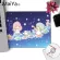 Maiya Non Slip PC Melody Little Twin Stars Lapgaming Mousepad Diy Design Gaming Mouse Pad Rug for PC Lapnootebook