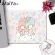 Maiya Non Slip PC Melody Little Twin Stars Lapgaming Mousepad Diy Design Gaming Mouse Pad Rug for PC Lapnootebook