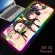 MRGBEST Anime Girl Demon Slayer Kimetsu no Yaiba RGB Mouse Pad Computer LED Backlight XXL Surface Maude Pad Keyboard Desk Mat